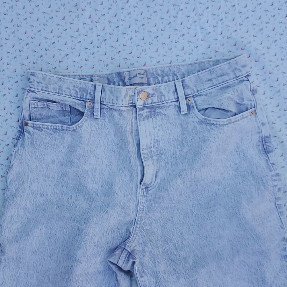Vintage Straight Acid Wash Lavender Jean